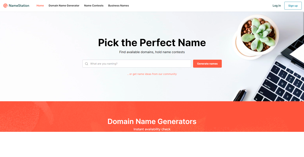 Namestation business name generator