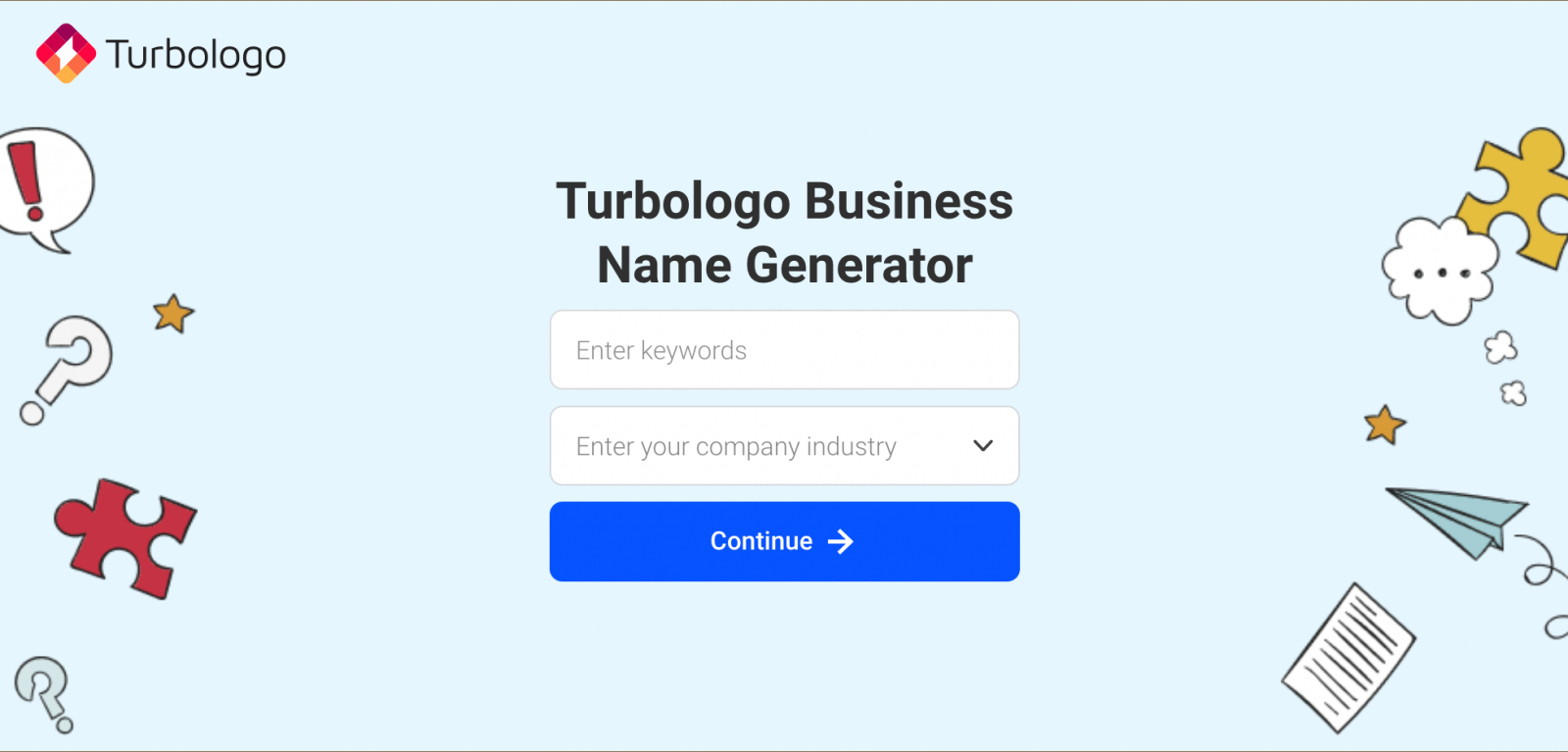 Turbologo Business Name Generator