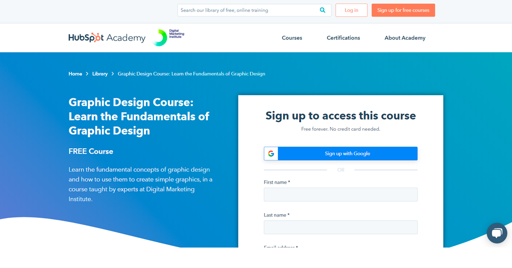 Graphic Design Essentials by HubSpot Academy