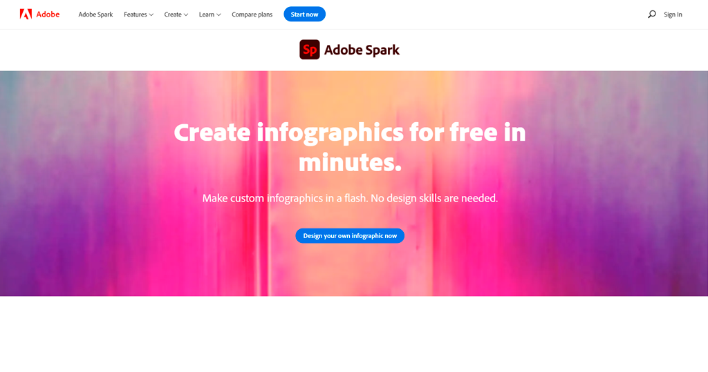 adobe spark infographic