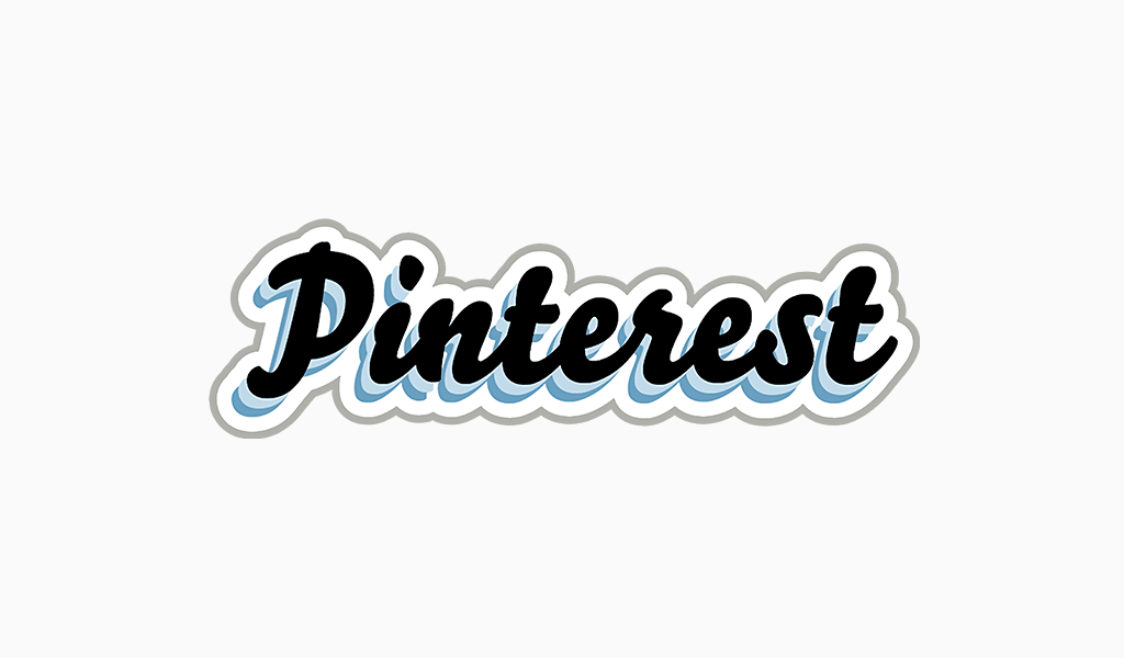 pinterest logo white png