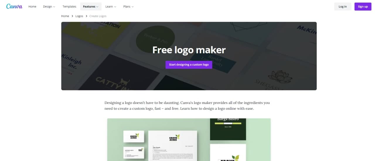 Canva logo maker