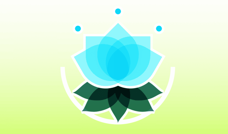 Logo with flowers
