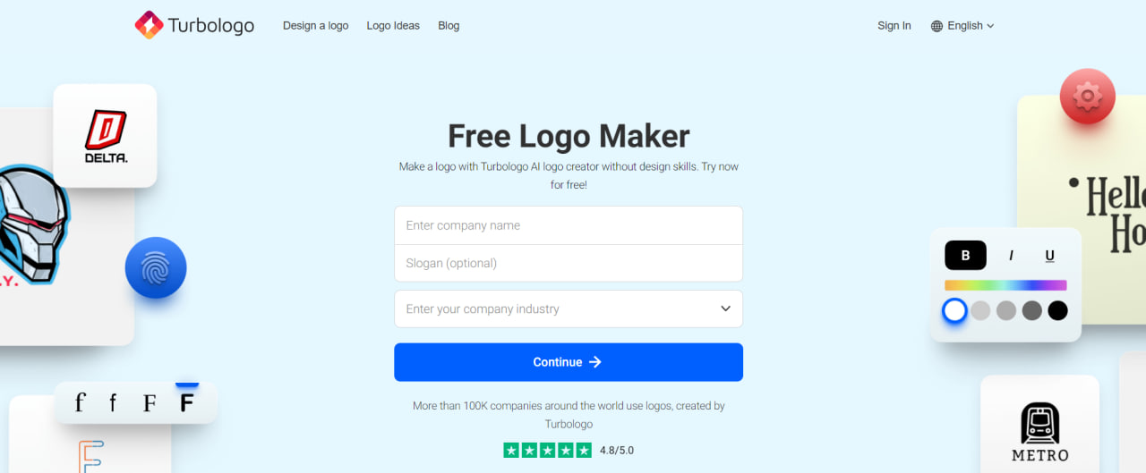 Design A Luxury Logo For Free With Turbologo