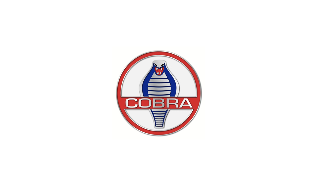 Cobra logo with a red and blue snake inside a circular design