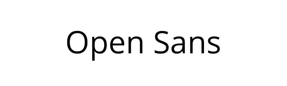 Open Sans fuente