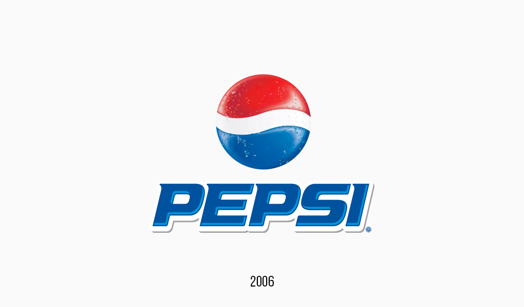 Logotipo de Pepsi cola, 2006 Logotipo de Pepsi cola, 2006