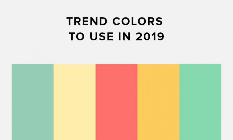 Colores de tendencia 2019