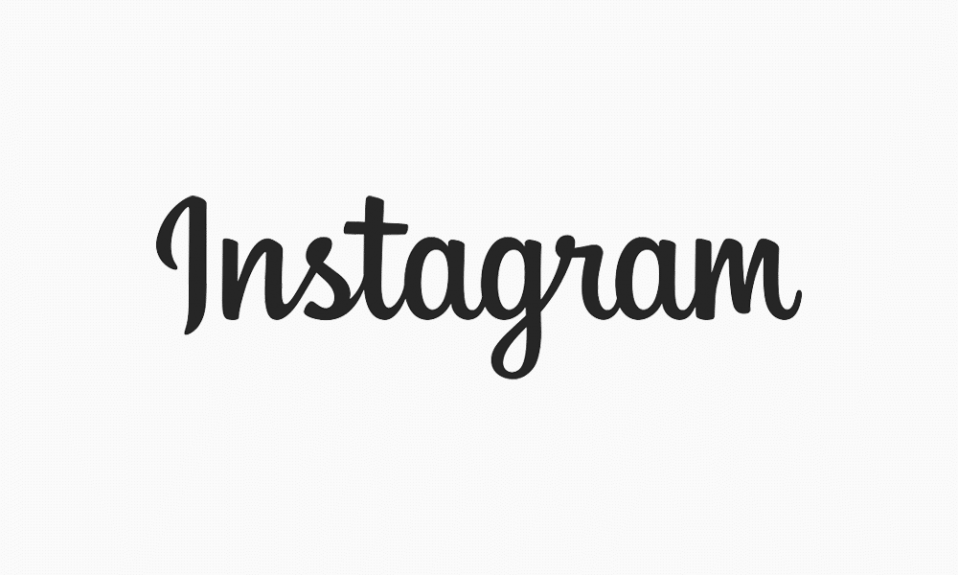 Logotipo de texto de Instagram