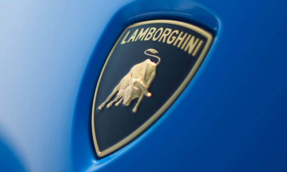 Lamborghini logo cover