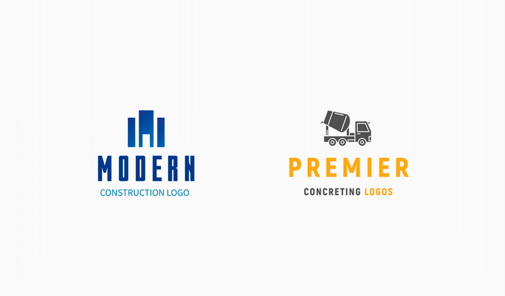 Logotipo de construcción Logotipo de construcción