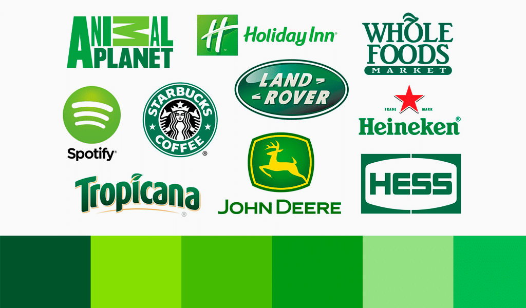 Logos verdes: ejemplos famosos de logotipos verdes y su significado |  Turbologo