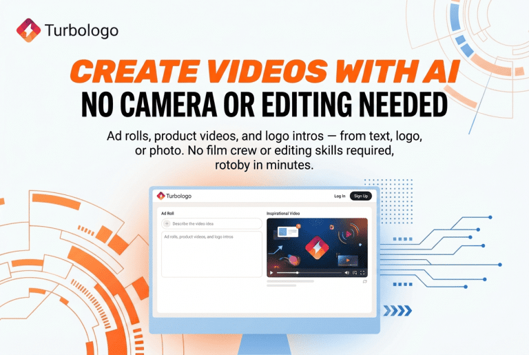 Lanzamos el Generador de Videos con IA de Turbologo: crea videos de marca en minutos