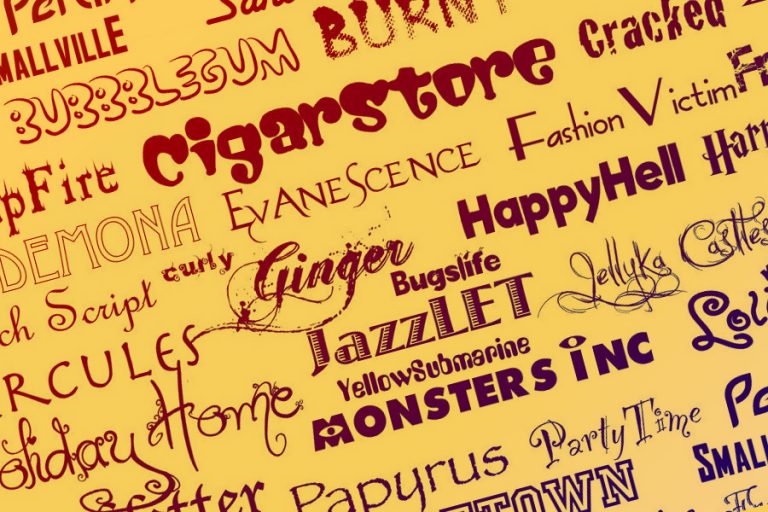 Free fonts for logo