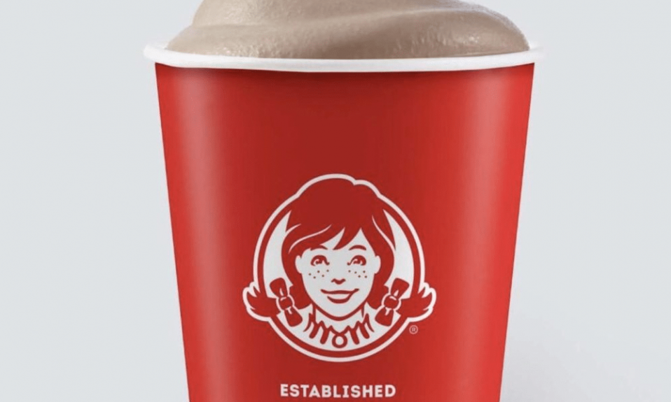 Wendy's logo cup