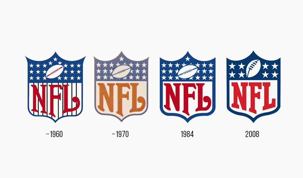 L'histoire de la conception des logos de la NFL Turbologo