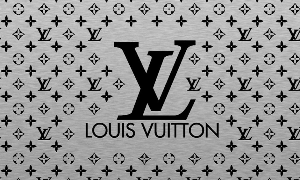 Louis Vuitton logo and pattern