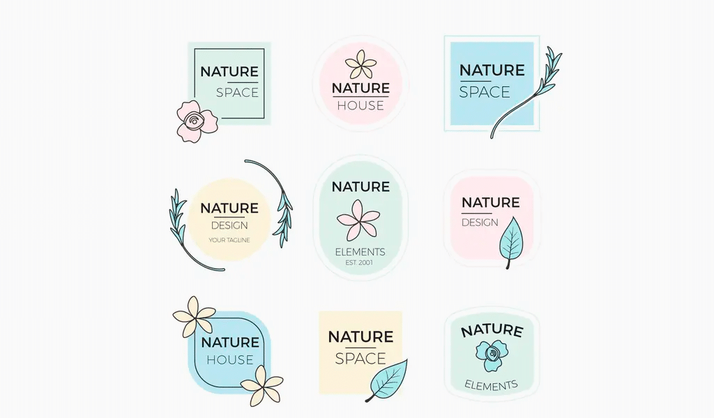 Pastel logos Pastel logos
