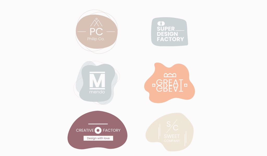 Pastel logos Pastel logos