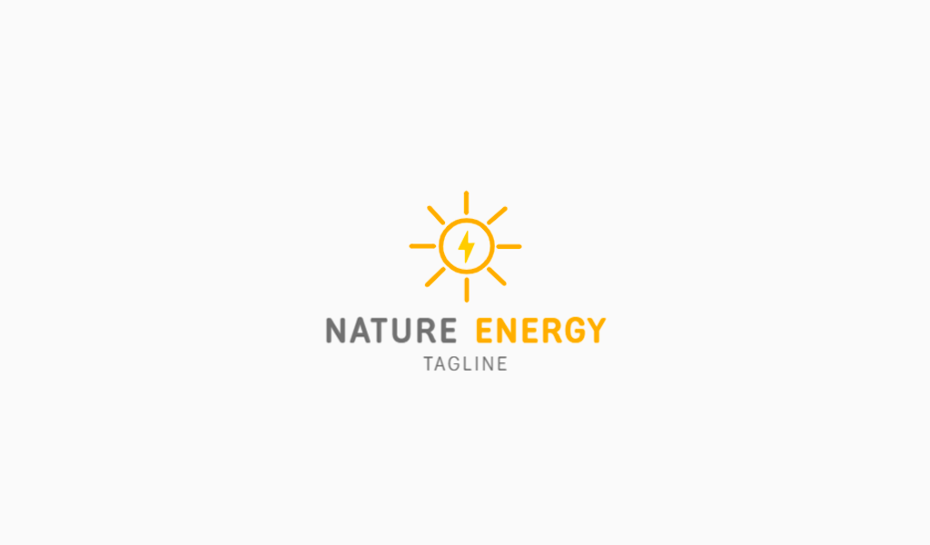 Logo de l'énergie solaire Logo de l'énergie solaire
