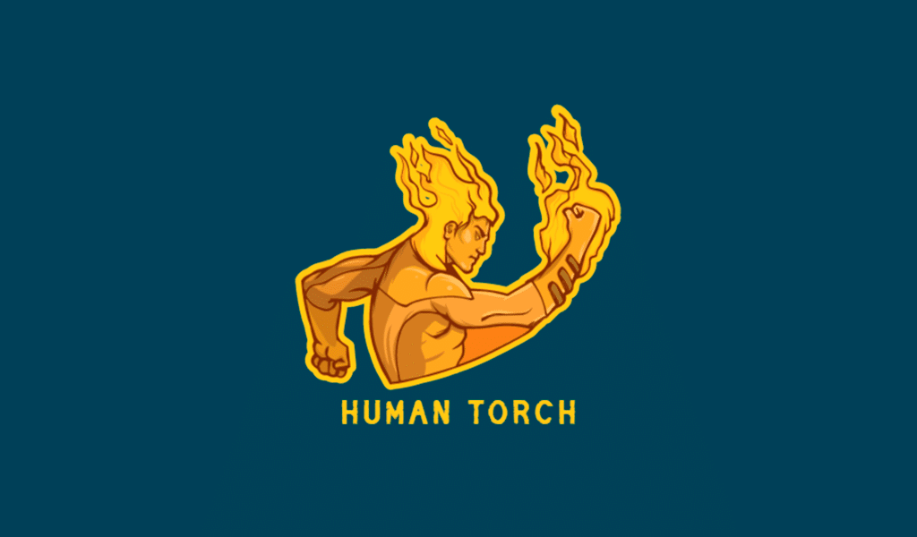 logo du jeu de l'homme brûlé