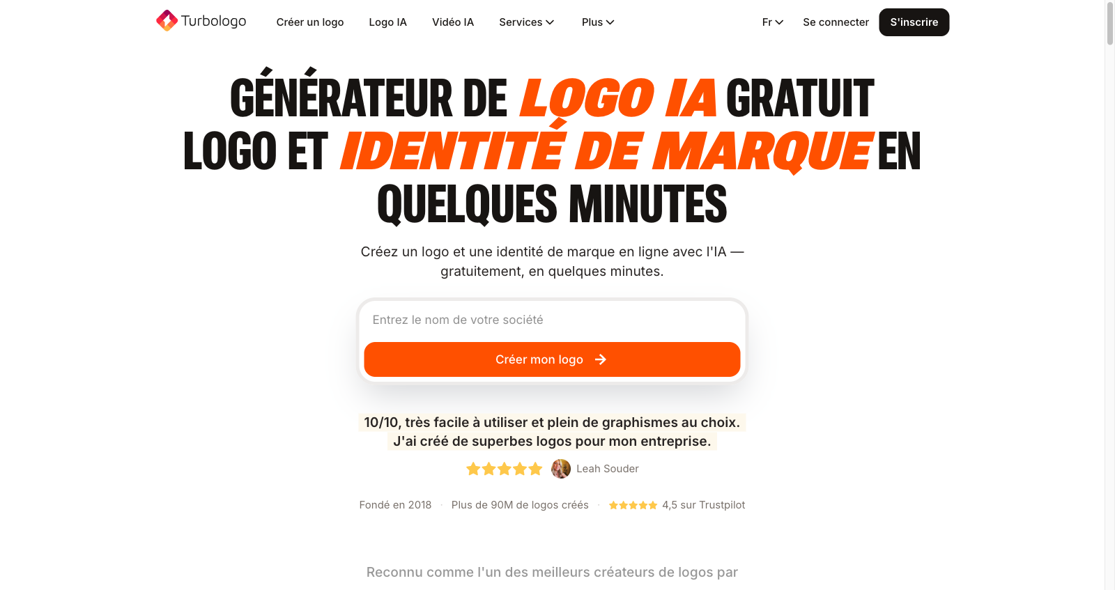 Générateur de logo Turbologo
