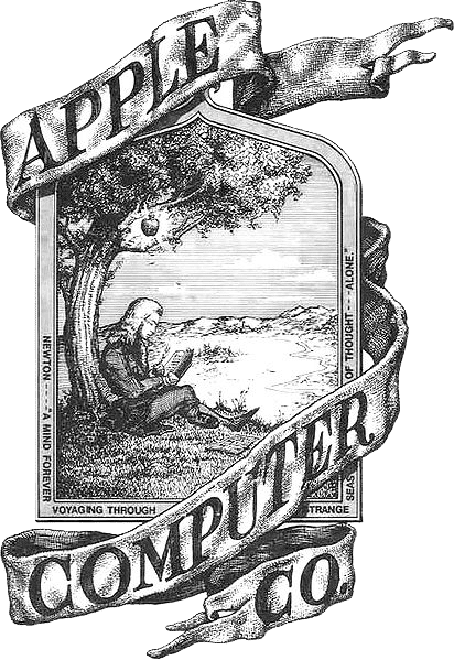 Primo logo di Apple Primo logo di Apple