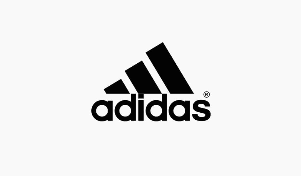 Foto del logo adidas con tre barre Foto del logo adidas con tre barre