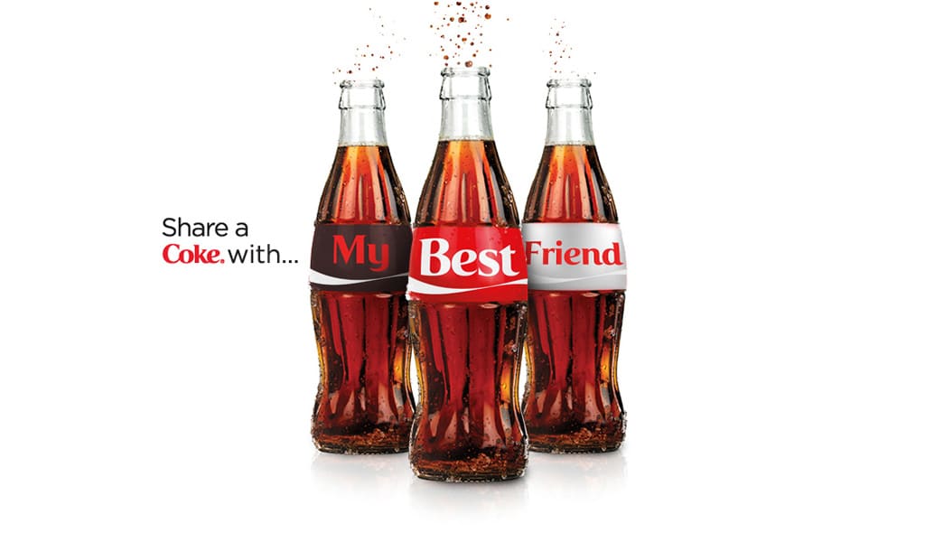 Condividere una Coca Cola