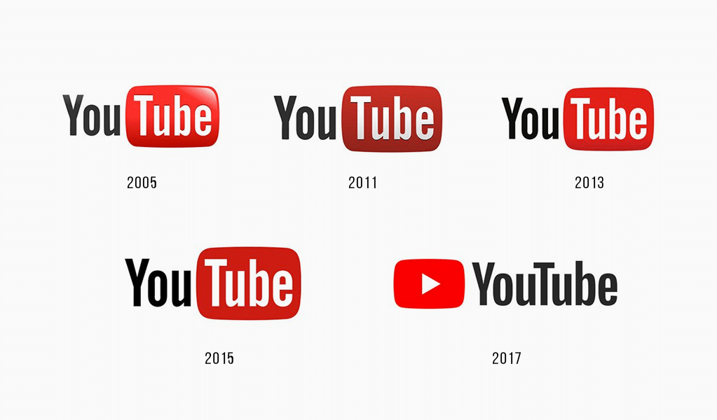 Design del logo di youtube storia e evoluzione turbologo