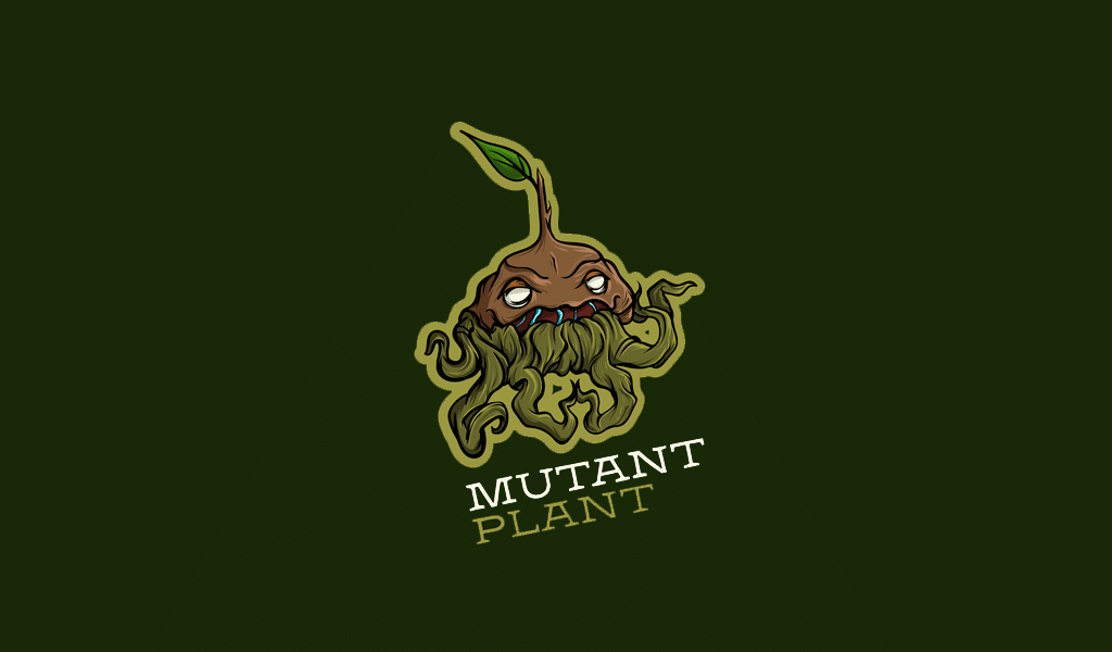 logo di gioco di piante mutanti logo di gioco di piante mutanti