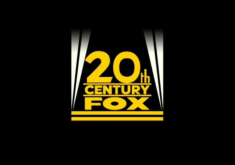 20th century fox logo, flat