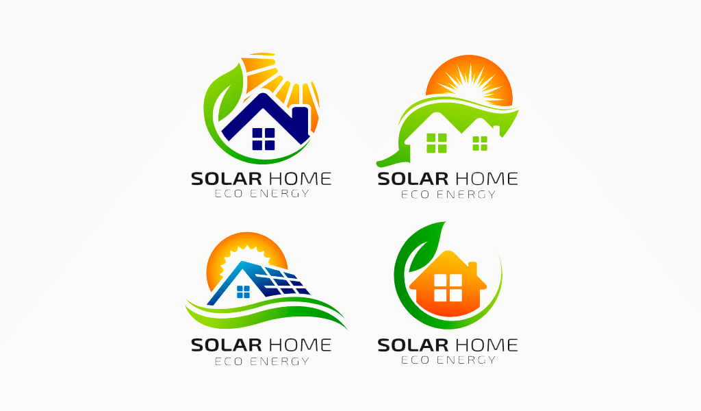 Loghi di energia solare
