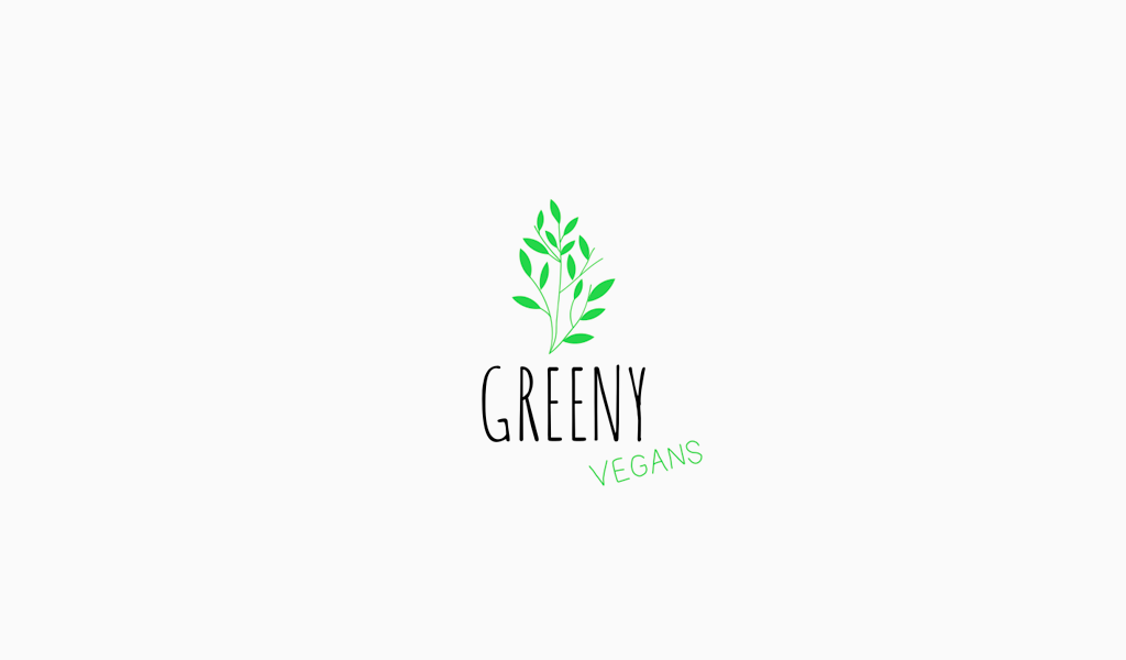Design del logo della pianta verde