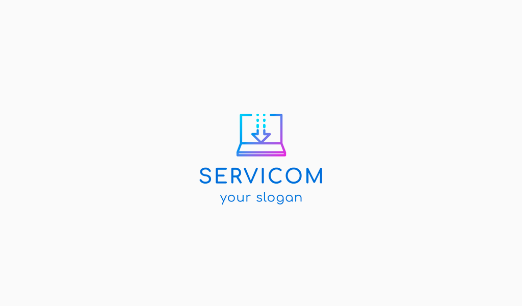 logotipo gradiente  