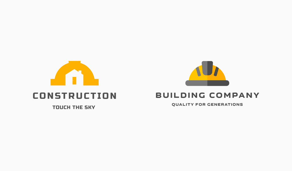 logotipos de construção logotipos de construção