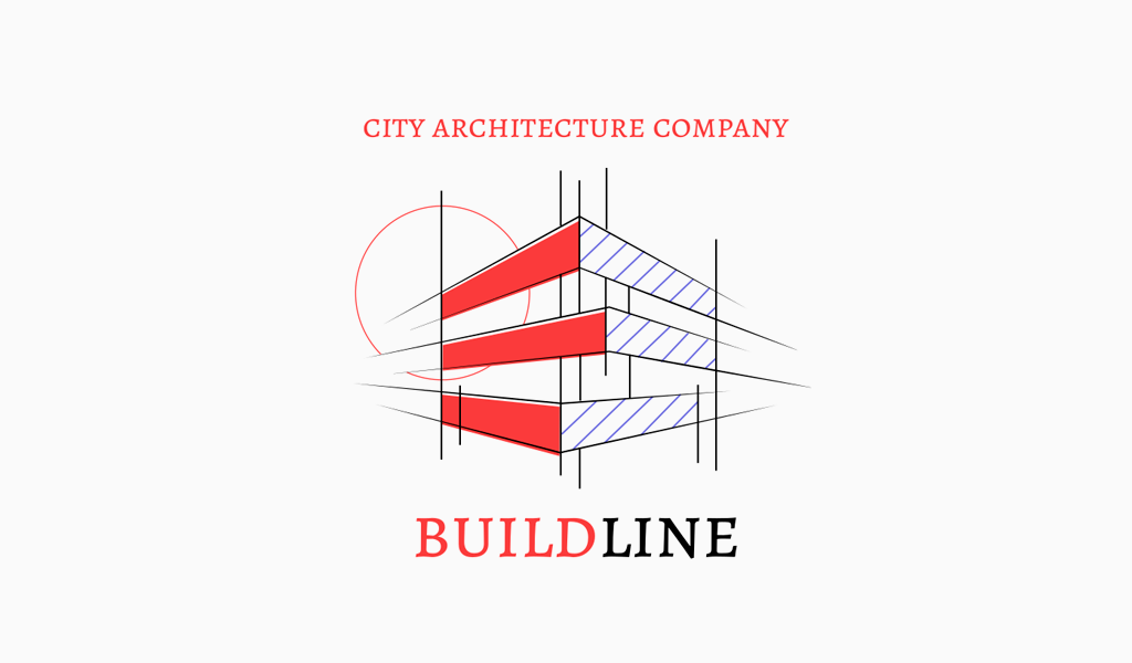 Logotipo de desenho arquitetônico