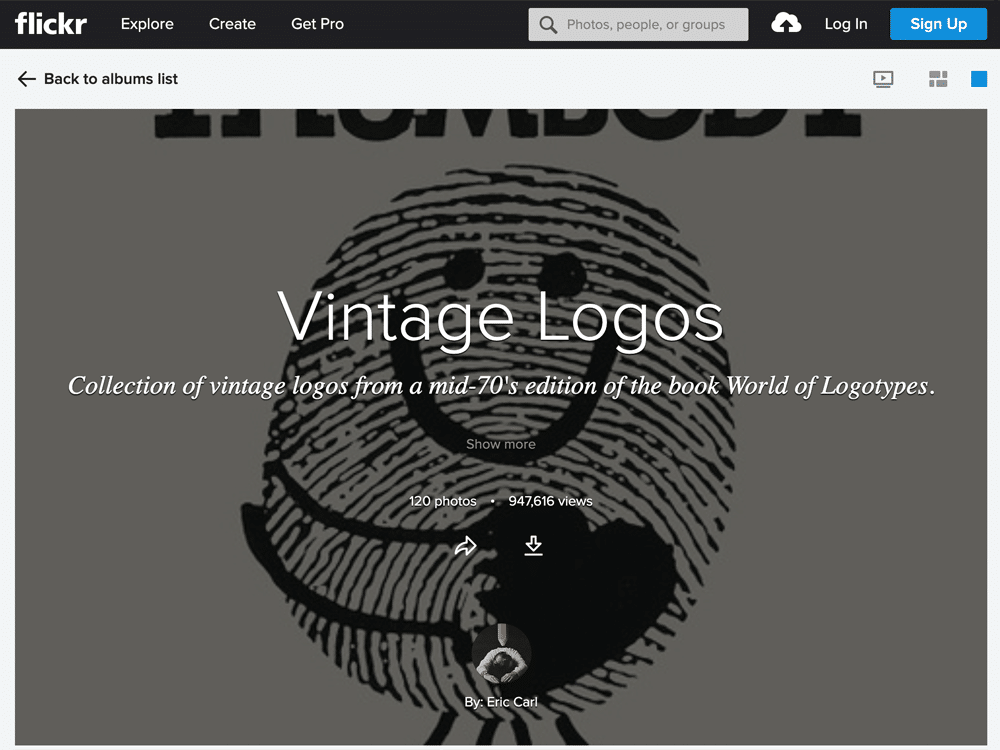 flickr vintage logolar flickr vintage logolar