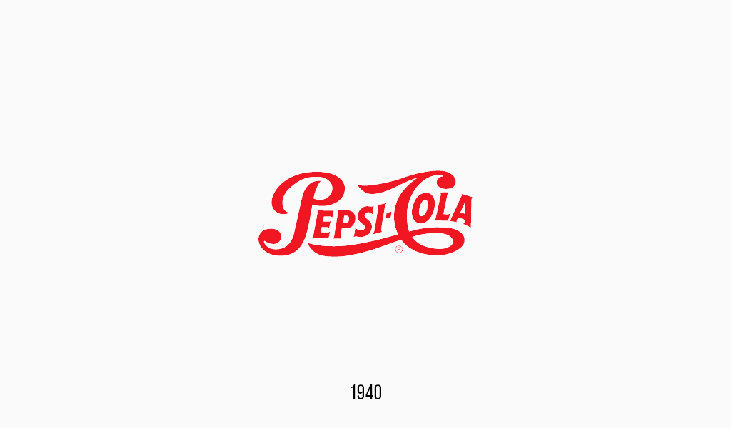Pepsi cola logosu, 1940 Pepsi cola logosu, 1940