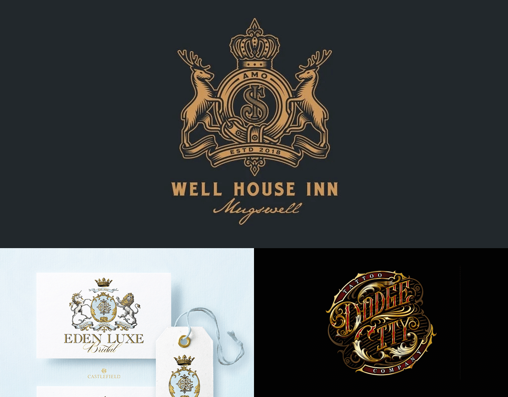Maximalistic logos design