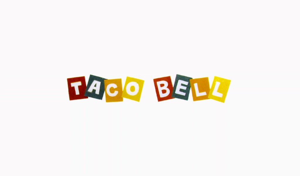 Taco Bell ilk logosu Taco Bell ilk logosu