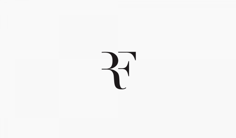 Monogram logosu siyah