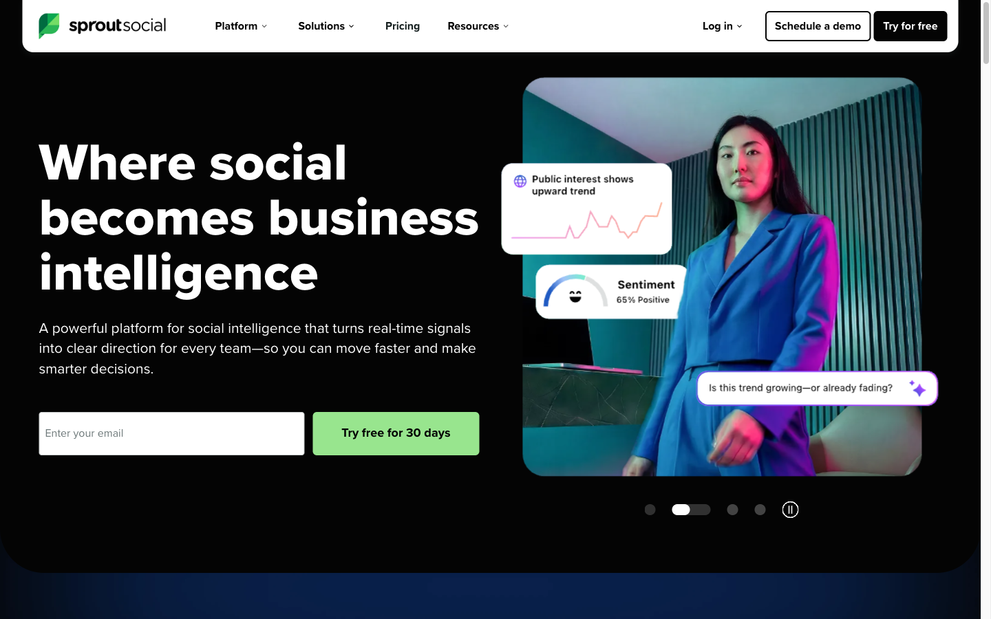 Sosyal medya zekası platformu Sprout Social