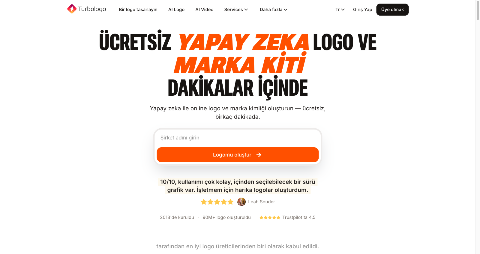 Turbologo logo oluşturucu